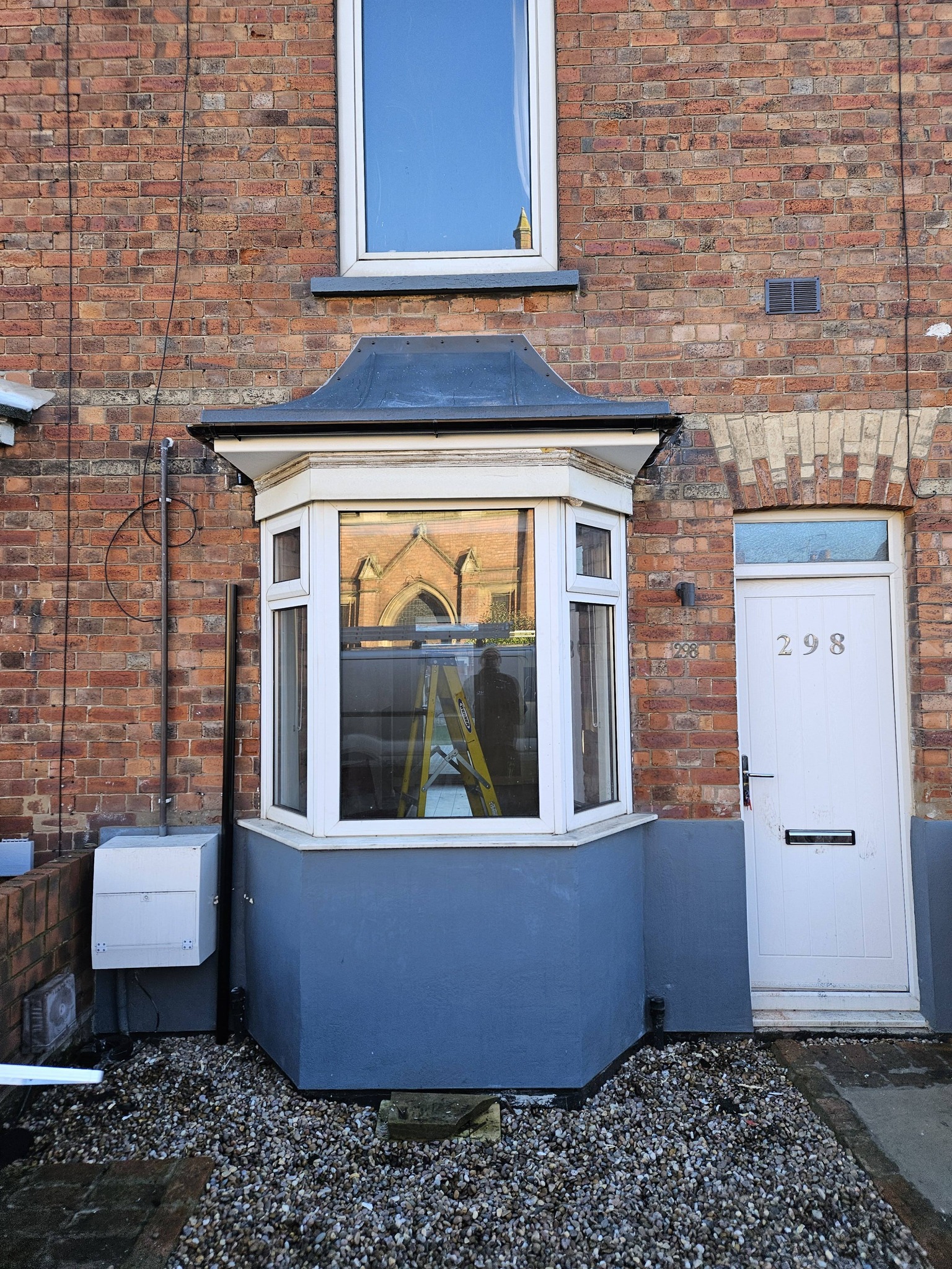 Victorian bay window restoration, after
